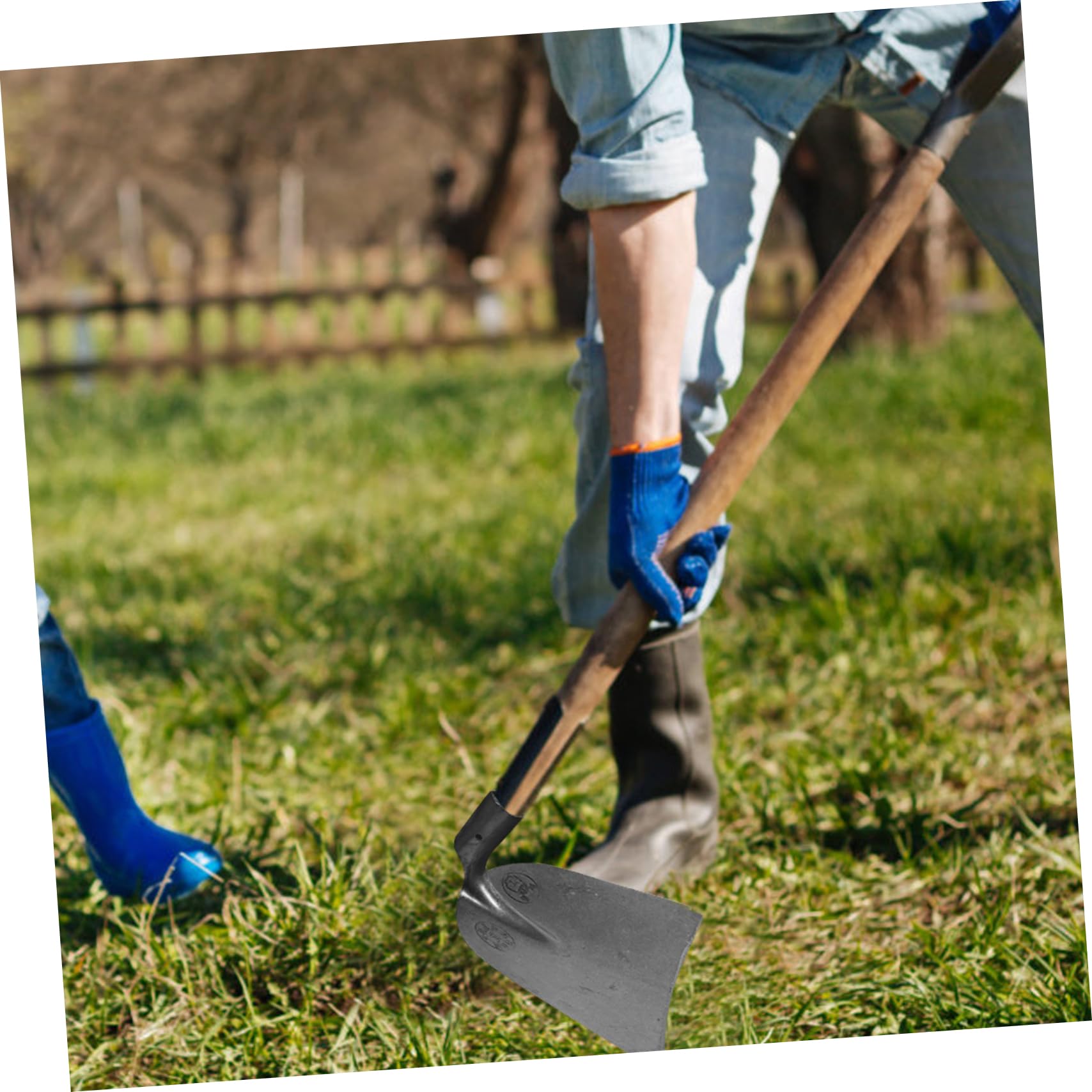 Agricoltura Professionale Zappetta in Acciaio al Manganese ad Alta Durezza, Lavoro del Terreno, Giardinaggio, Attrezzi da Lavoro