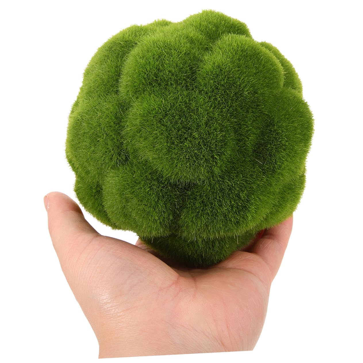 Bolas de Musgo Artificiales Verdes de Plástico 3 Piezas