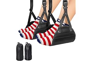 Airplane Leg and Foot Rest Sling Essential Item for Plane Travel
