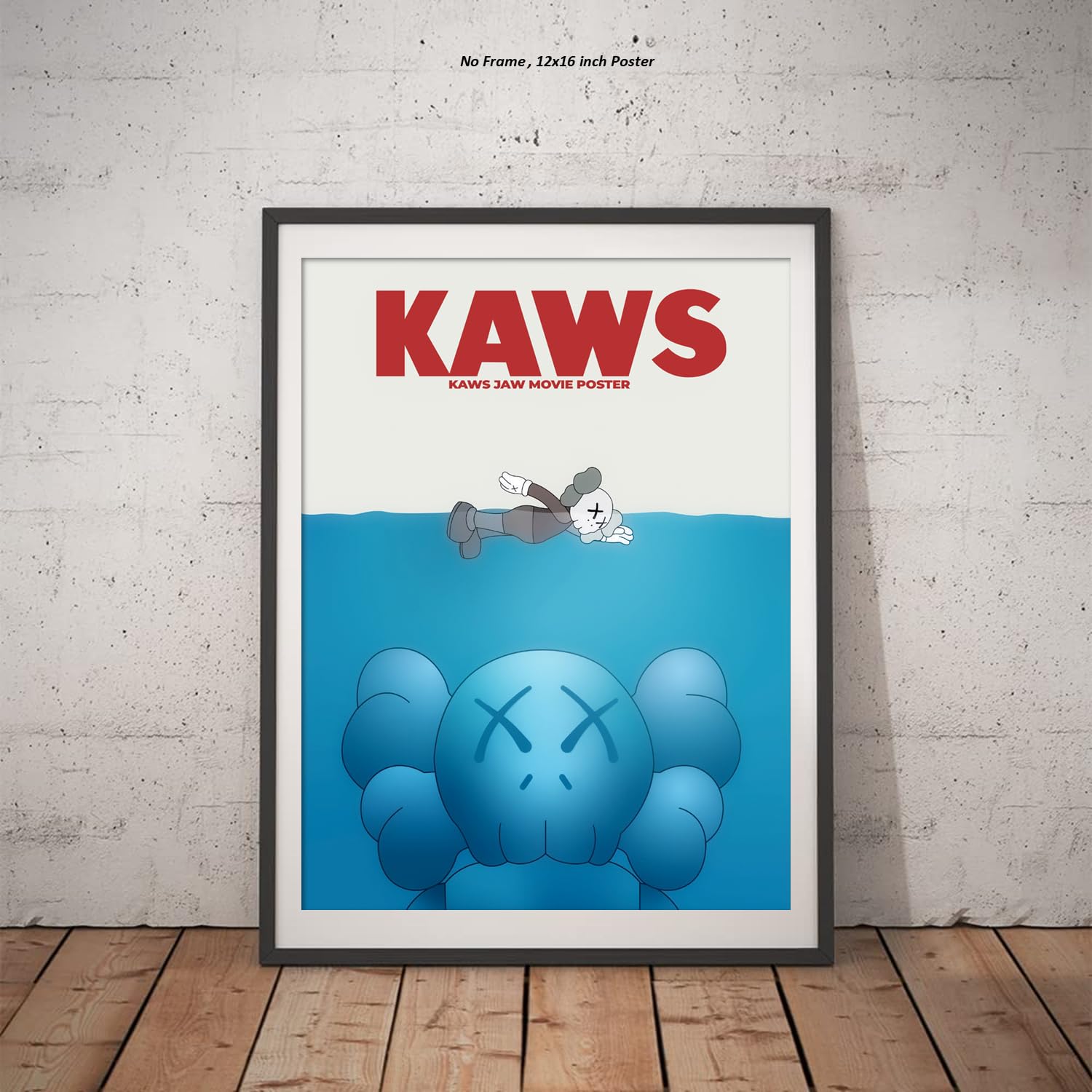 Aesthetic Funny Kaws Poster – (12x16 Inch) Unframed – Kaws Room