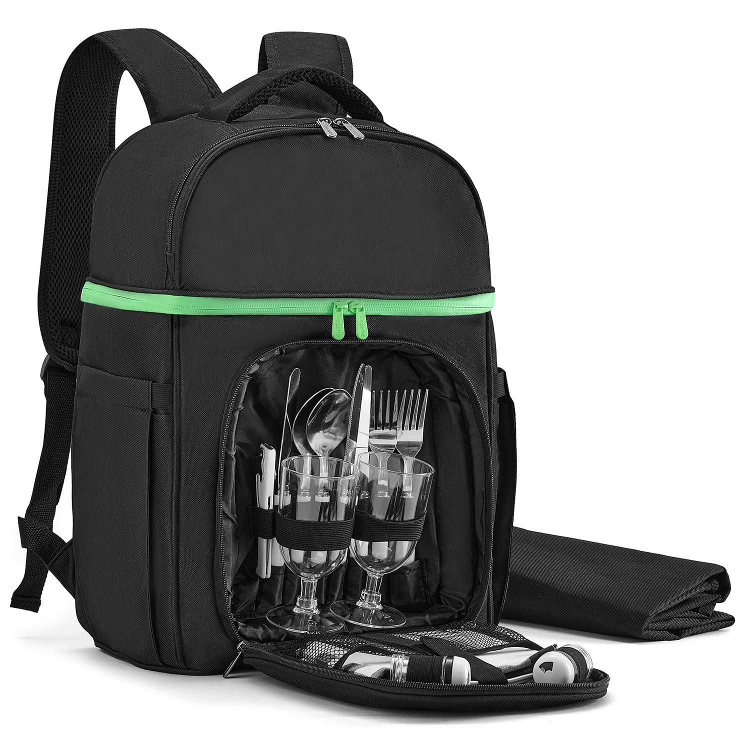 Amazon.com: Picnic Backpack - Picnic Set for 2 Person with 2