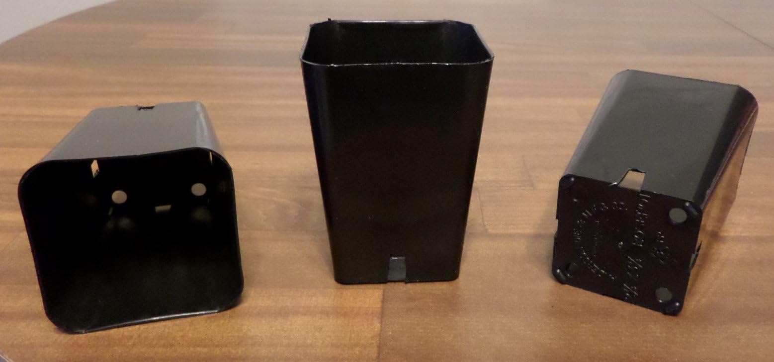 Gardenstuff 500 Seed Starting - 2 1/4" Square x 3 1/4" DEEP Plastic Rose Pots