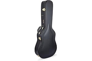 Crossrock CRW600 Deluxe Series Acoustic Dreadnought Guitar Case