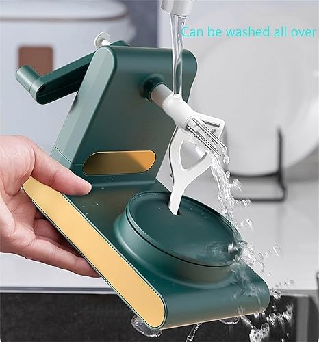 Miniatura 5 de Pelador de frutas múltiples pelador de frutas 2.0 Home Essentials, pelador manual de frutas, pelador de frutas y verduras de acero inoxidable para