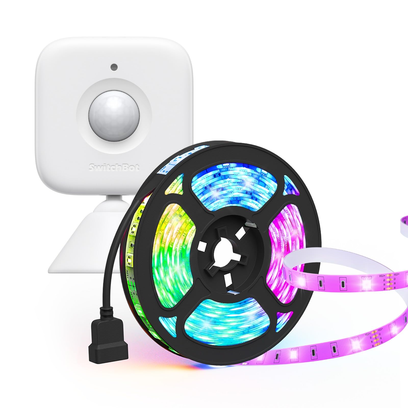 SwitchBot RGBIC LEDテープライト アレクサ MattePMAM Amazon | SwitchBot RGBIC ネオンライト LEDテープライト - スイッチ