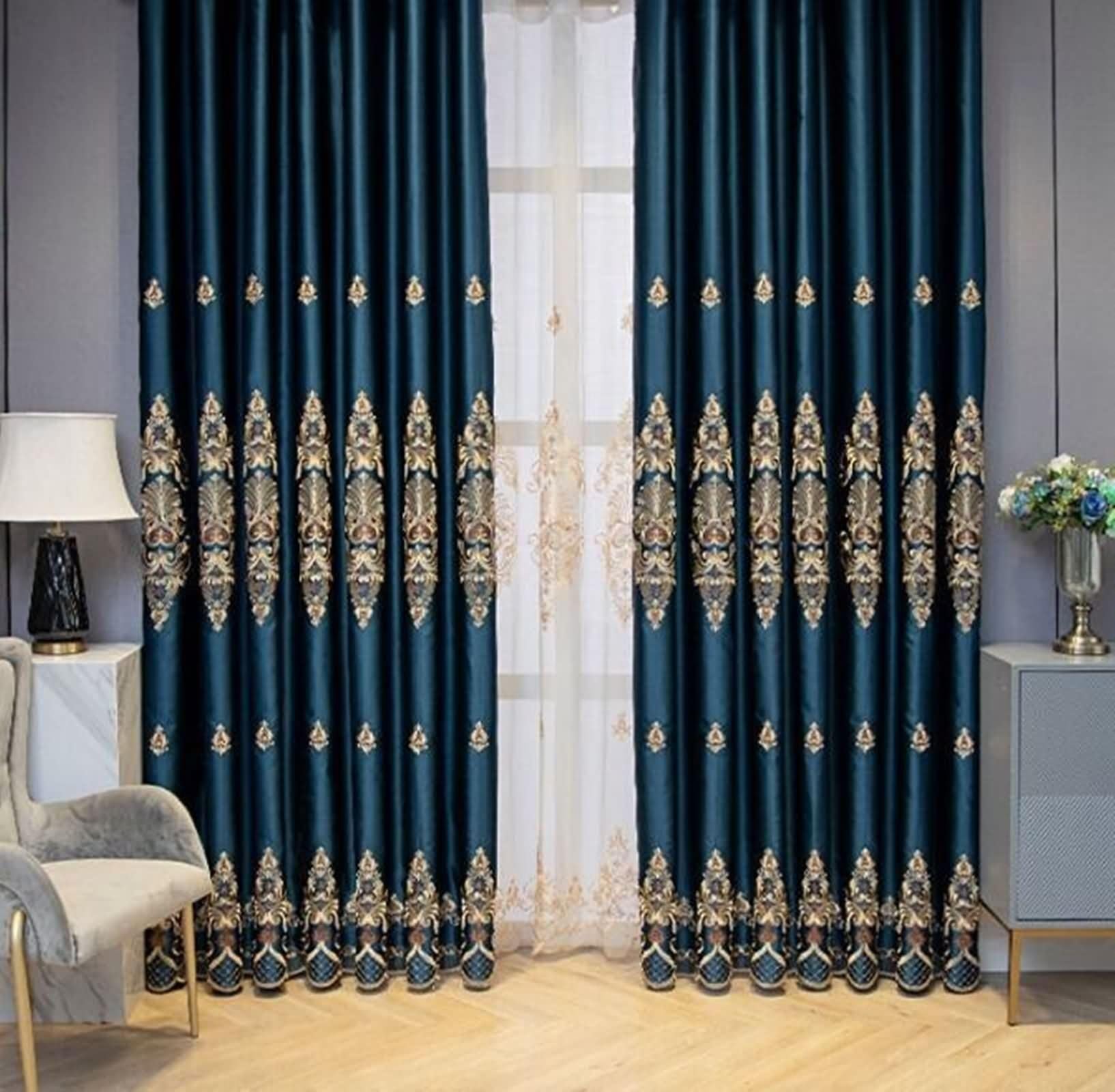 Rideaux occultants chambre 170x250 opaques isolants à œillets solides