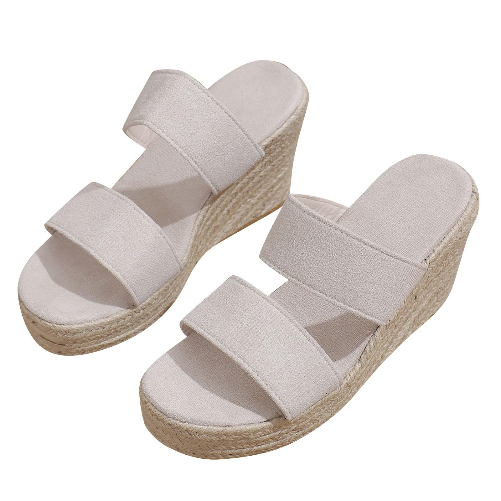 Espadrilles compensées femme : sandales d'été à enfiler chic