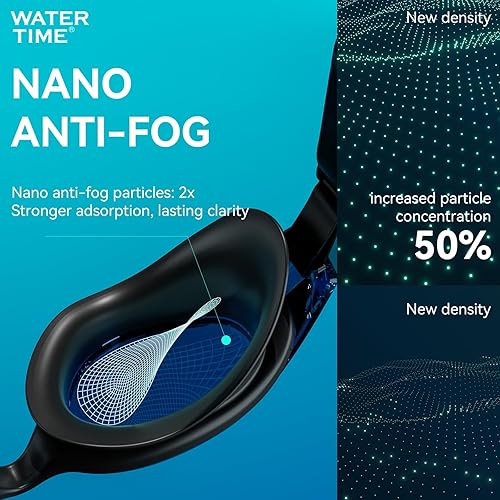 Miniatura 7 de Gafas de natación para adultos, para hombres, gafas de piscina para mujeres, profesionales, antivaho y sin fugas, protección UV