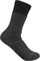 Carhartt Men's Heavyweight Synthetic-Wool Blend Boot Socks - Warm, Dry, Durable for Winter Work & Outdoors
