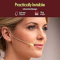 Vista 7 de Pyle-Pro PMHMS20 Boom Micrófono de diadema, con cable, pequeño, XLR, omnidireccional.