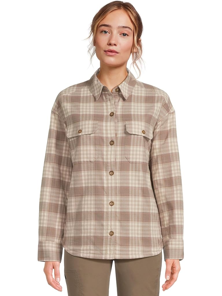 Beige Royal Robbins Vista Flannel Shacket