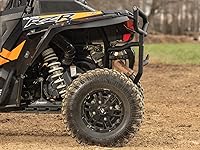 Vista 4 de SuperATV Parachoques trasero para Polaris RZR XP Turbo/RZR XP 4 Turbo 2016-2018, negro antiarrugas, tubo de acero resistente de 1.75 pulgadas