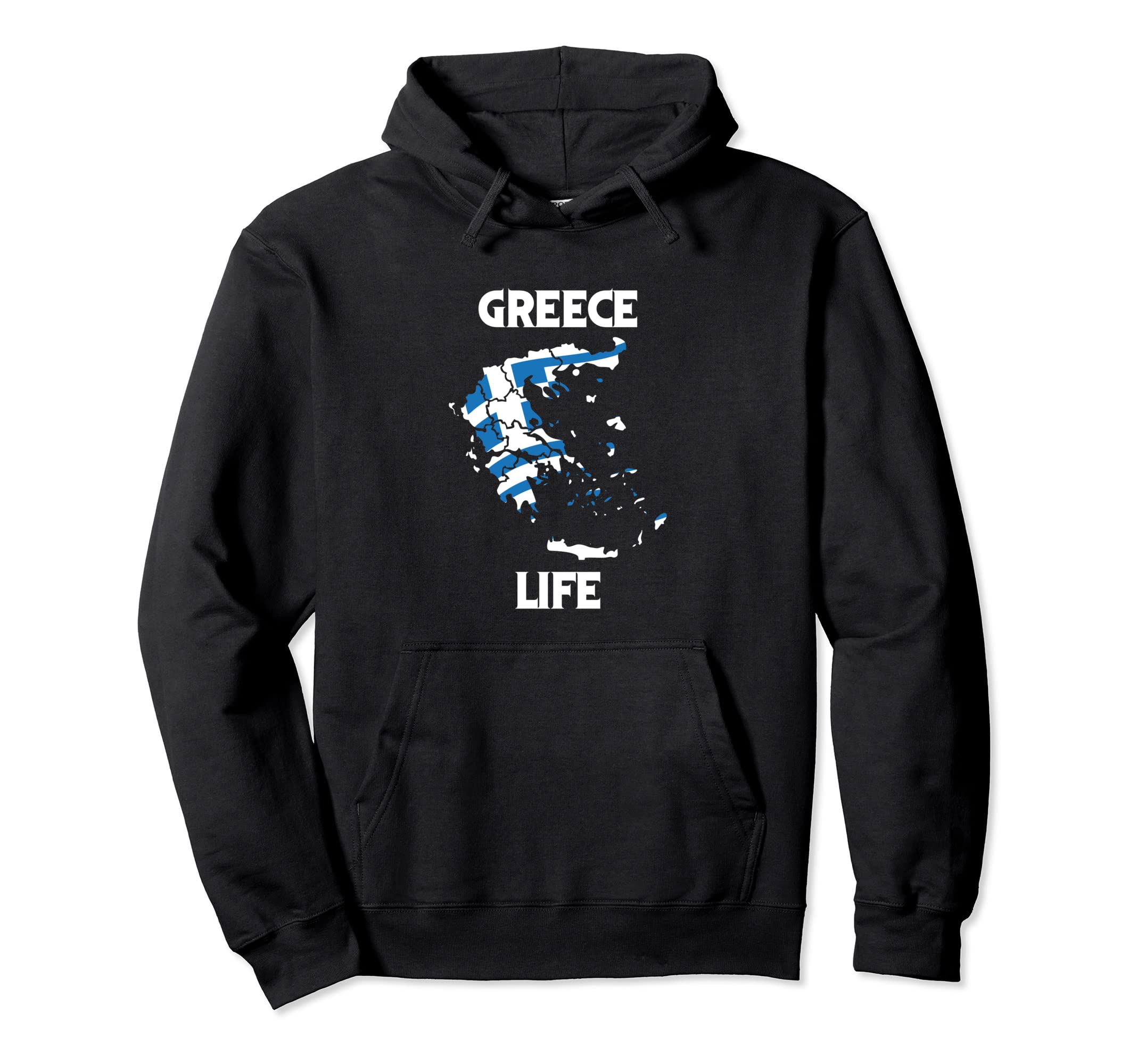 Greece Life - Ancient Greece Flag Vacation Greece Souvenir Pullover Hoodie