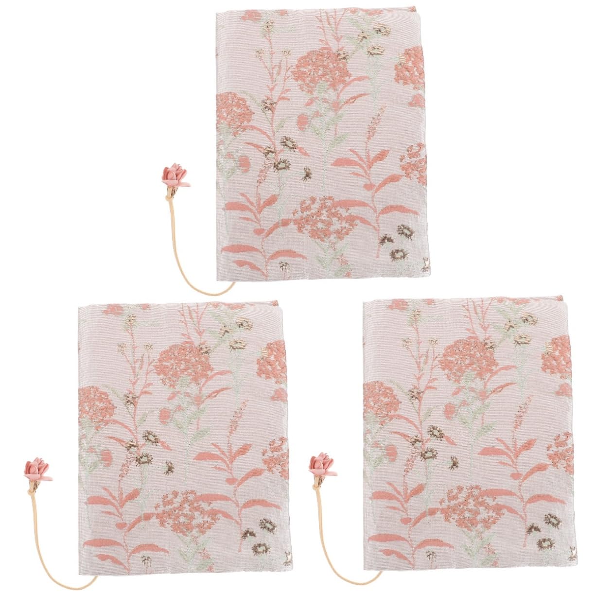 SHINEOFI 3pièces Housse De Protection Tissu Pour Couverture Anti-usure Protège Ajustable Design Floral Élégant Pour Lecture Public