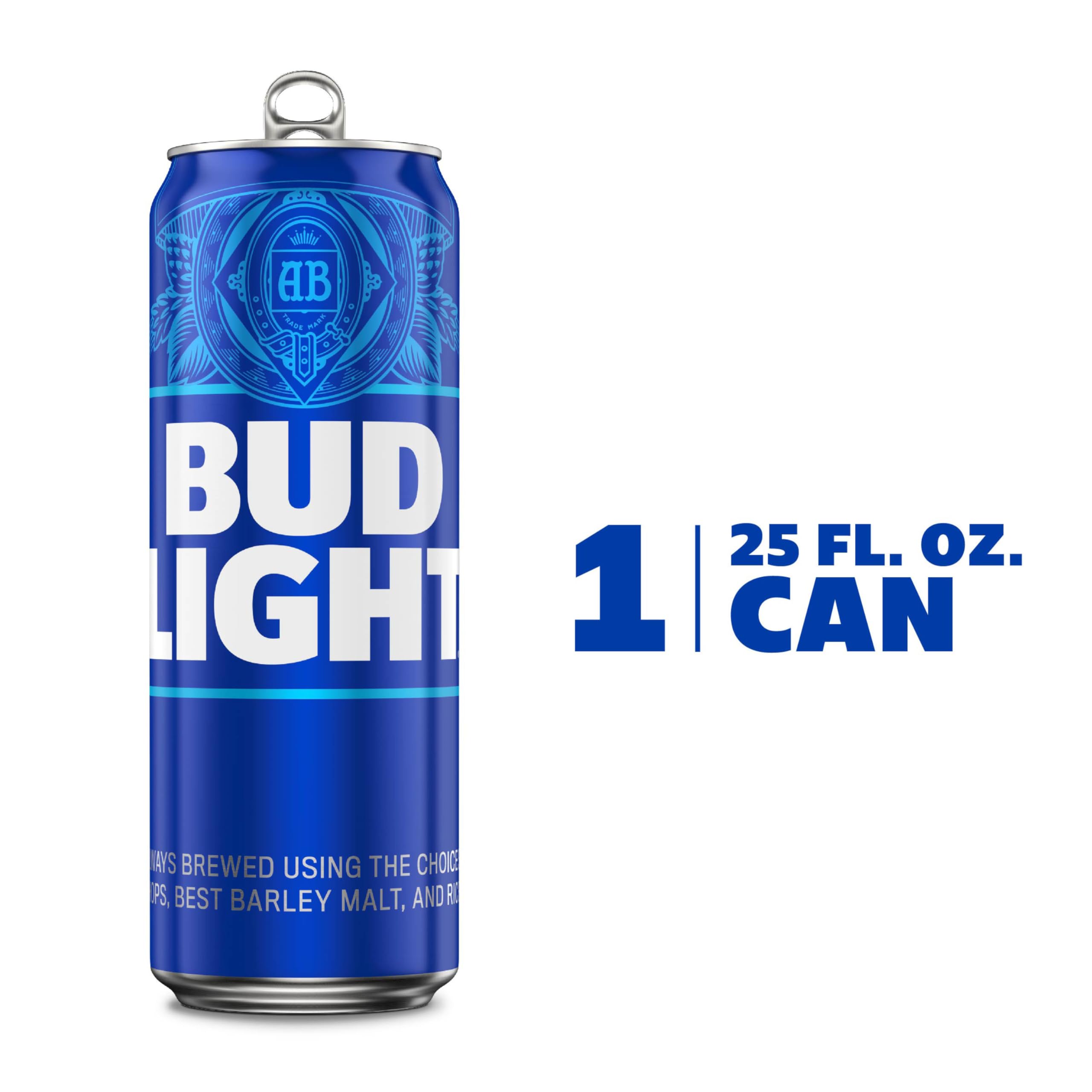 Amazon.com: Bud Light Beer 25 Fl Oz Can, 4.2 % Abv, 25 Fl Oz