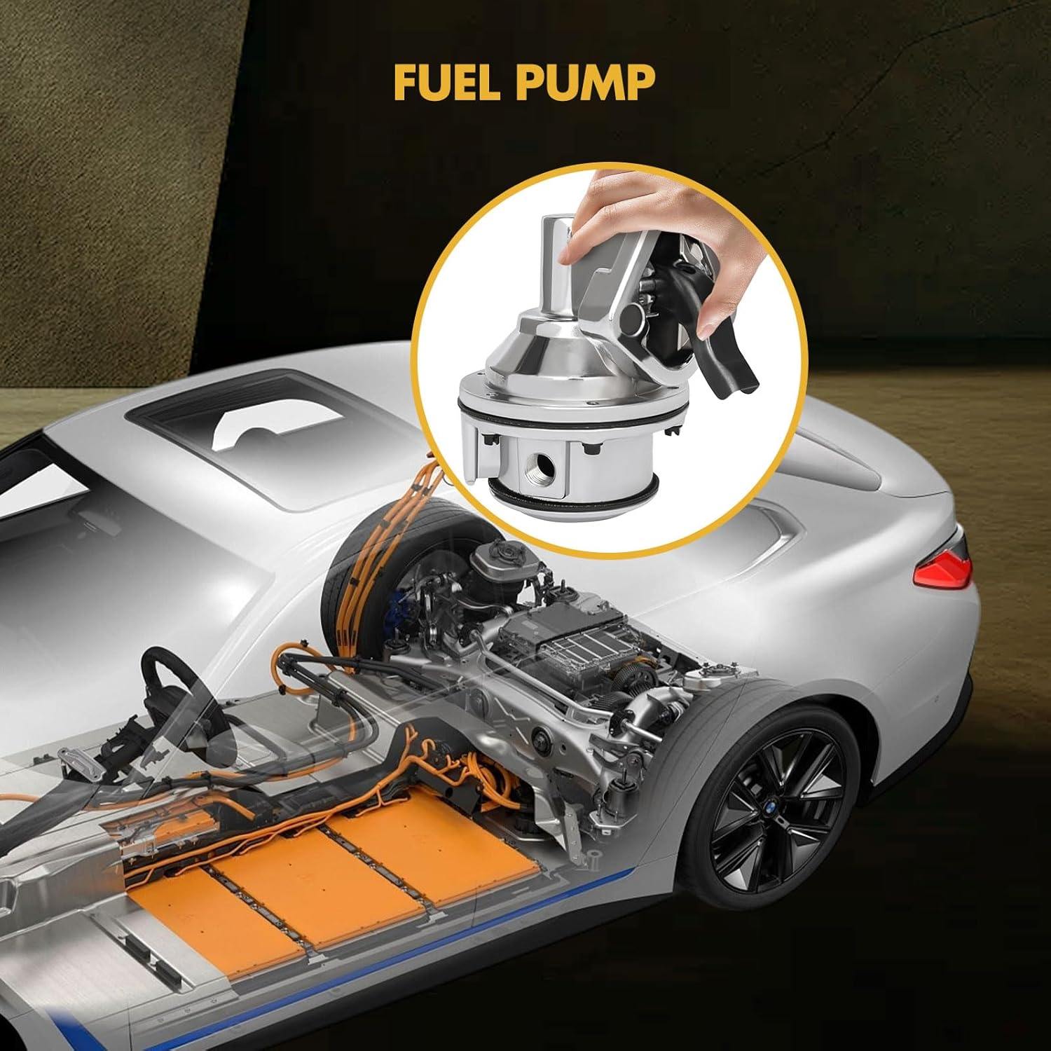 OCPTY High Performance Replacement Mechanical Fuel Pump for Chevy v8 265 283 305 307 327 350 400 409 JM1003C