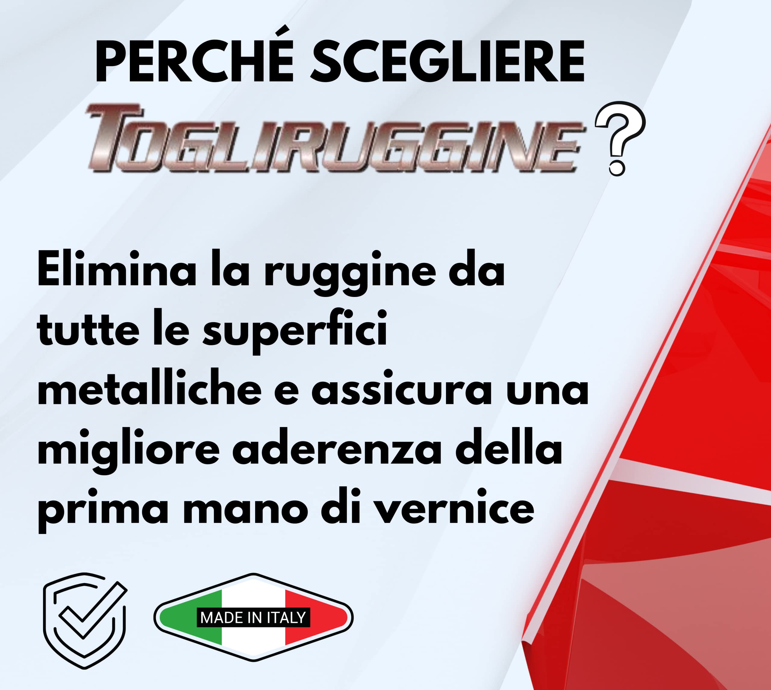 2 Togli Ruggine 4 Litri Potente Antiruggine Convertitore Ruggine con Acido Fosforico Rimuovi Elimina Sciogli Ruggine dal Metallo Antiruggine Convertiruggine per Ferro Rust Remover Auto Moto