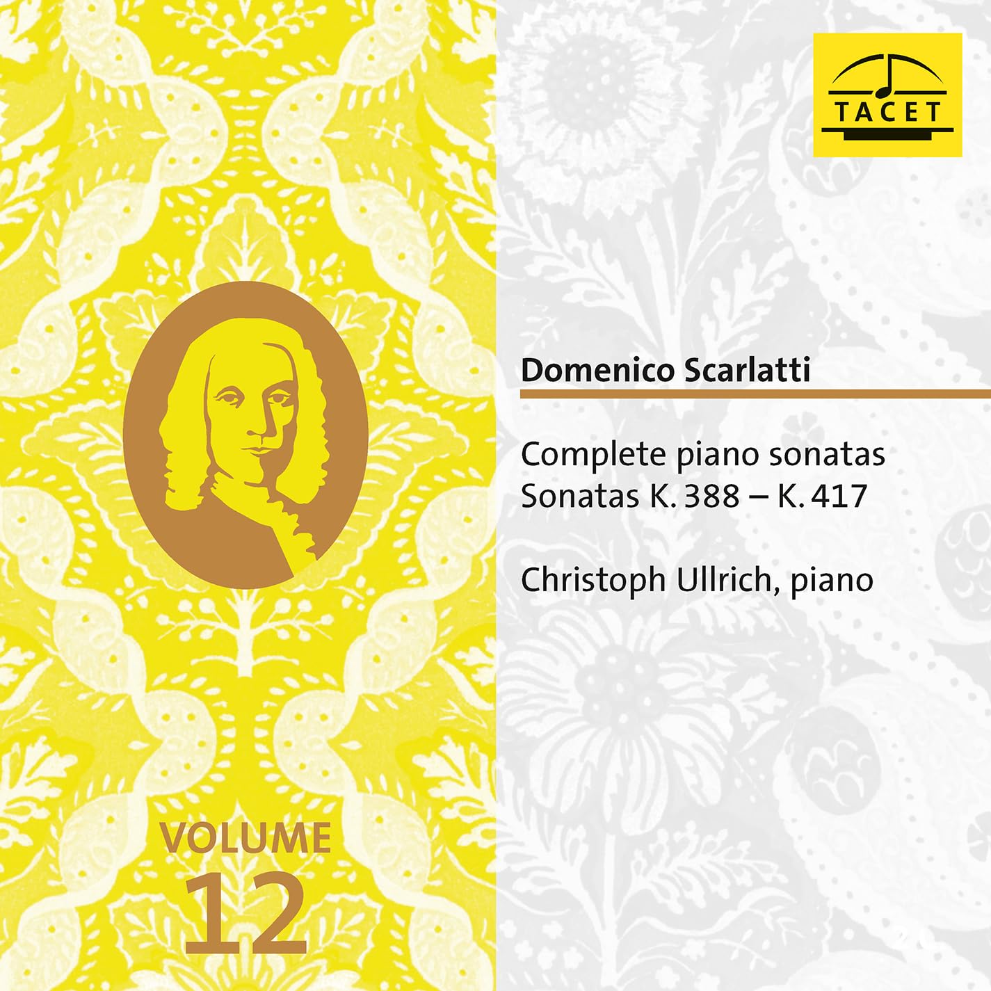 TACET282 Domenico Scarlatti D. Scarlatti: Complete Piano Sonatas, Vol. 12 CD