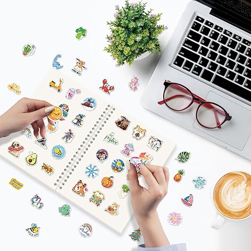 Miniatura 4 de Libro de almacenamiento de calcomanías reutilizables, álbum de colección, calcomanías en blanco, libro organizador tamaño A5 con 40 hojas de papel