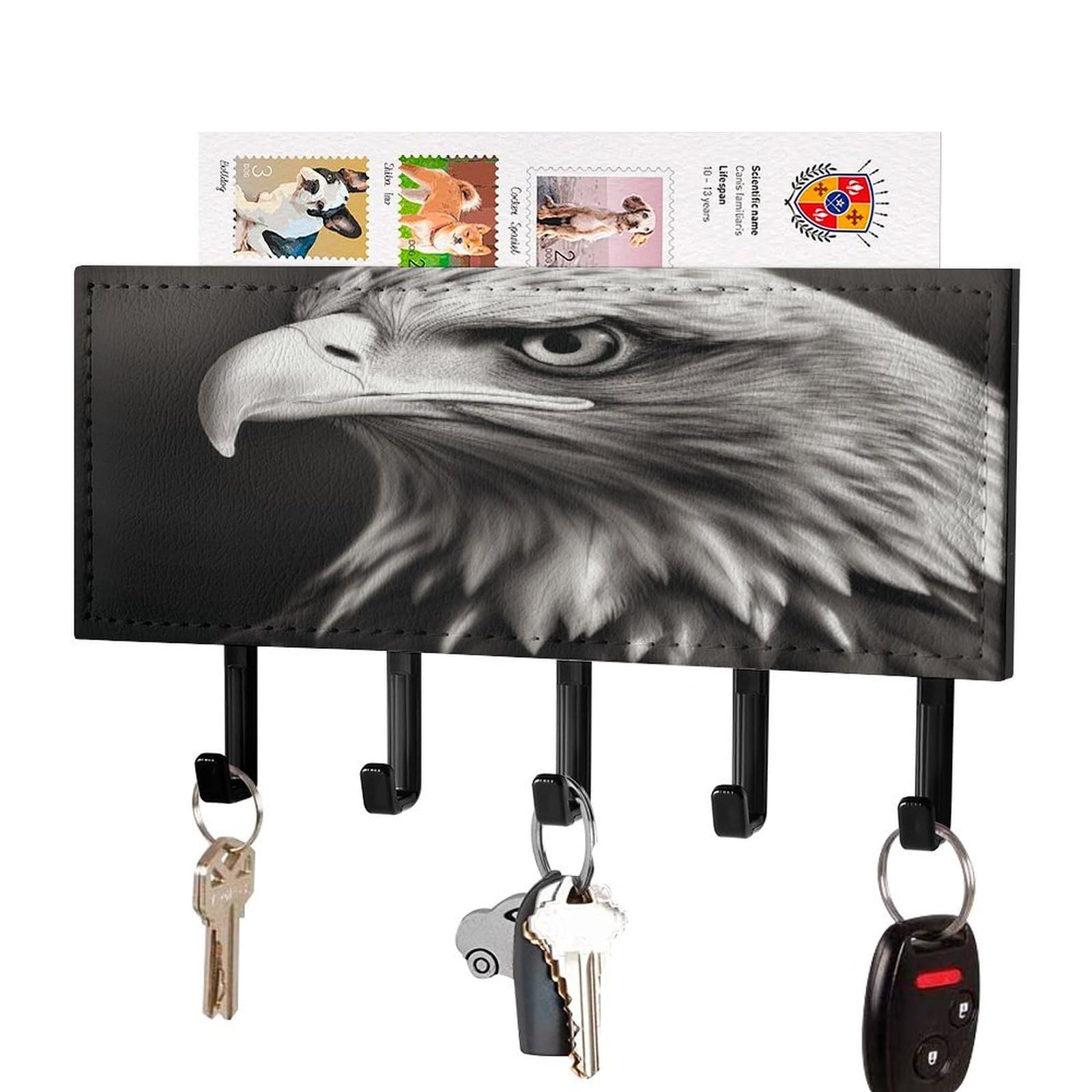 Soporte para llaves y organizador de correo Eagle con 5 ganchos