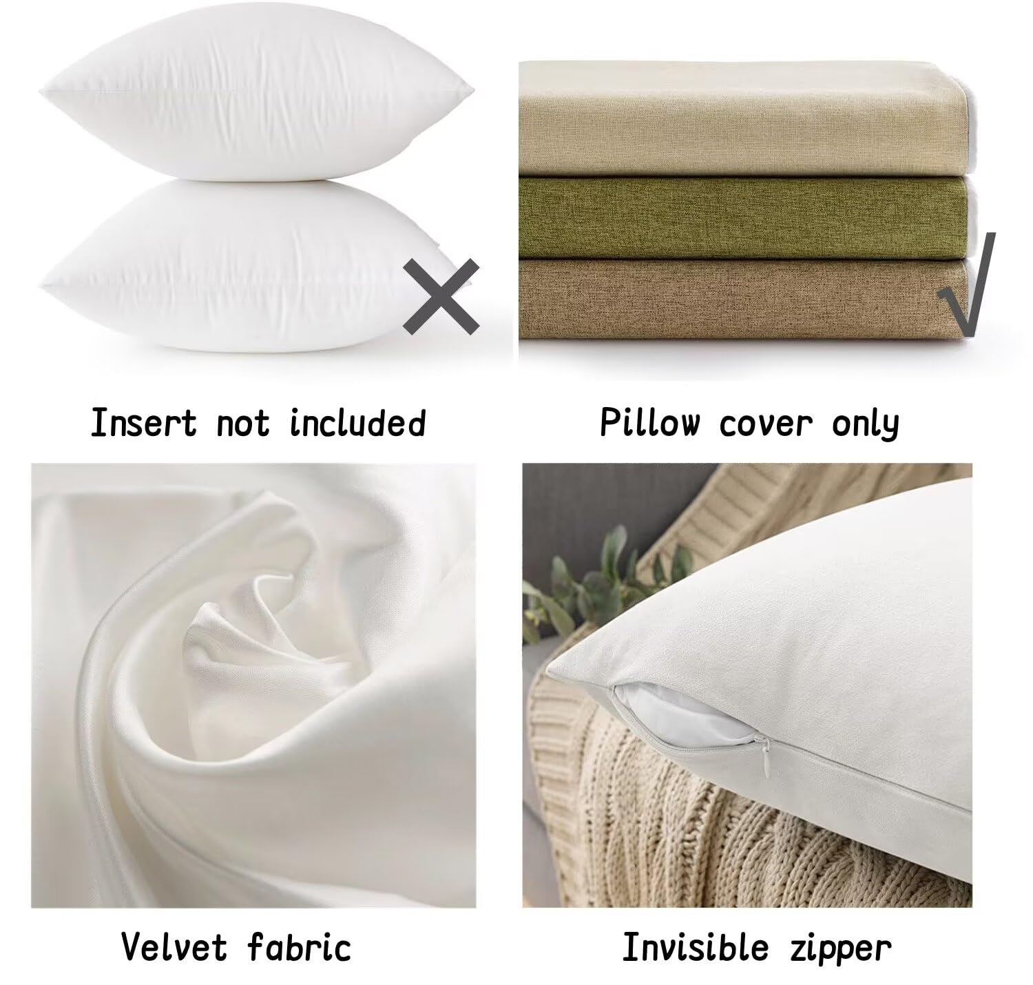Housse de Coussin 40x70 Bleu Coussin Exterieur Impermeable Couple Coussins Decoratif Rectangulaire Velours Taie Oreiller pour Decoration Maison Canapé Lit Chaise Protege Oreiller Lot de 2 G1-465