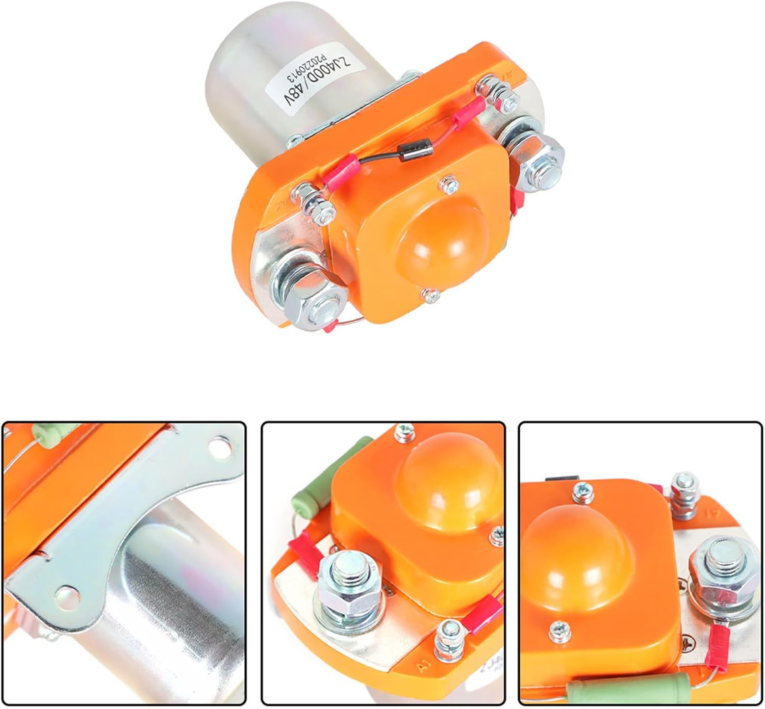 48V 400A Heavy Duty Golf Cart Contactor Solenoid Replacement for Club Car Golf Cart ZJ - 400A