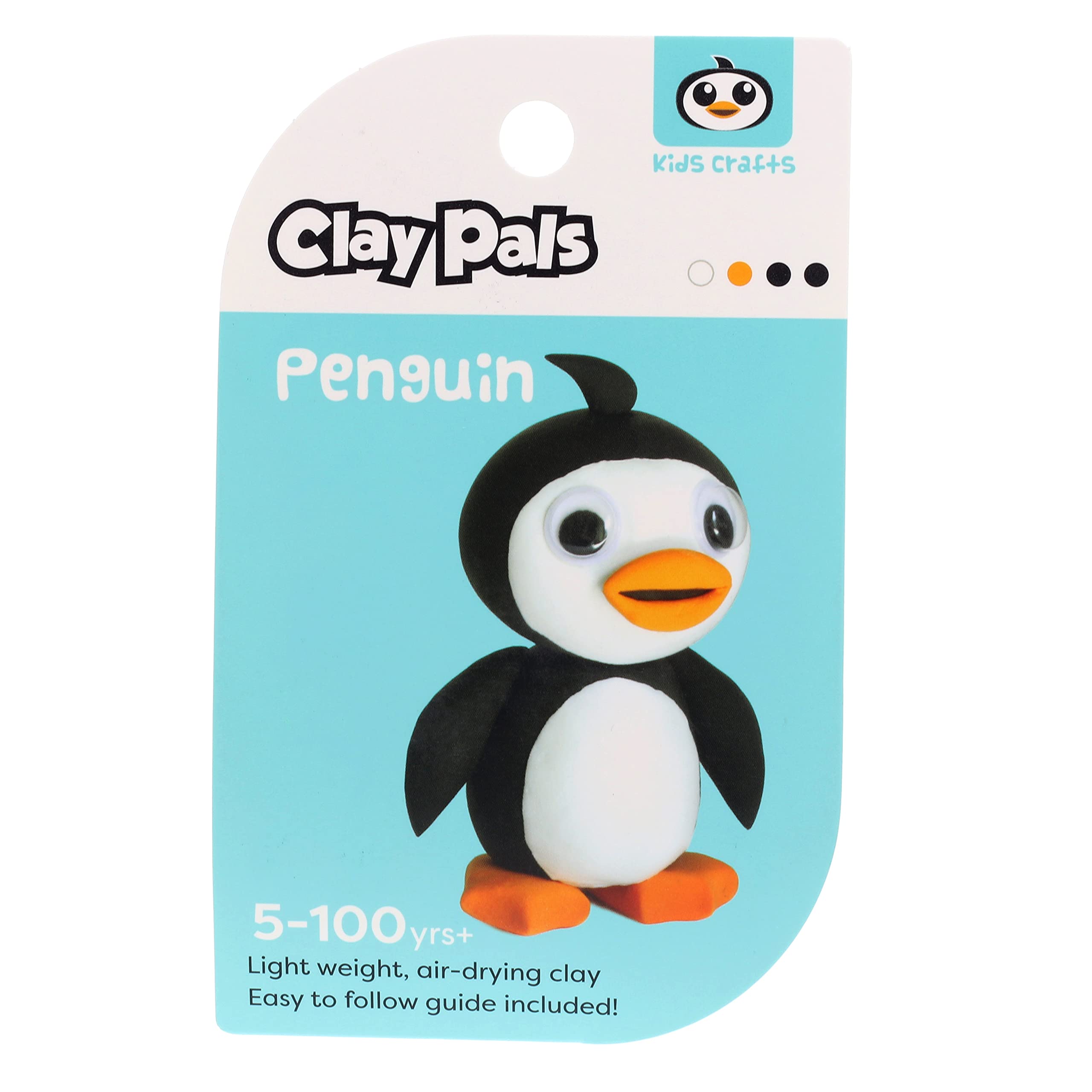 Stands Out, Supplying Outstanding Gifts Clay Pals Penguin Fast Air Drying Clay Modelling Set for Kids