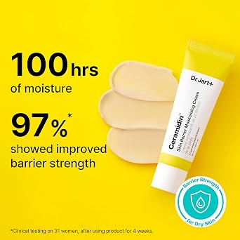 Dr.Jart+ Ceramidin Skin Barrier Korean Face Cream Moisturizer with Ceramides and Panthenol | Korean Skin Care