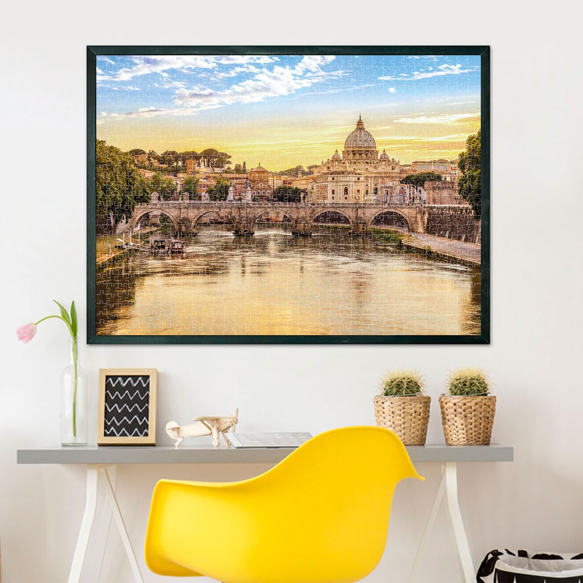 Clementoni Puzzle Rome, 1500 Sztuk, High Quality Kolekcja, Plakat w Zestawie, Puzzle Dla Dorosłych w Wieku 14-99 Lat, Prezent Dla Mężczyzn/Kobiet, Ilustracja, Wyprodukowano we Włoszech - 31717