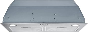 OVO 28 inch Built-In Range Hood Vent with 3-Speed Exhaust Fan, 450 CFM, Push Button Vent Hood, Stainless Steel Kichen Hood