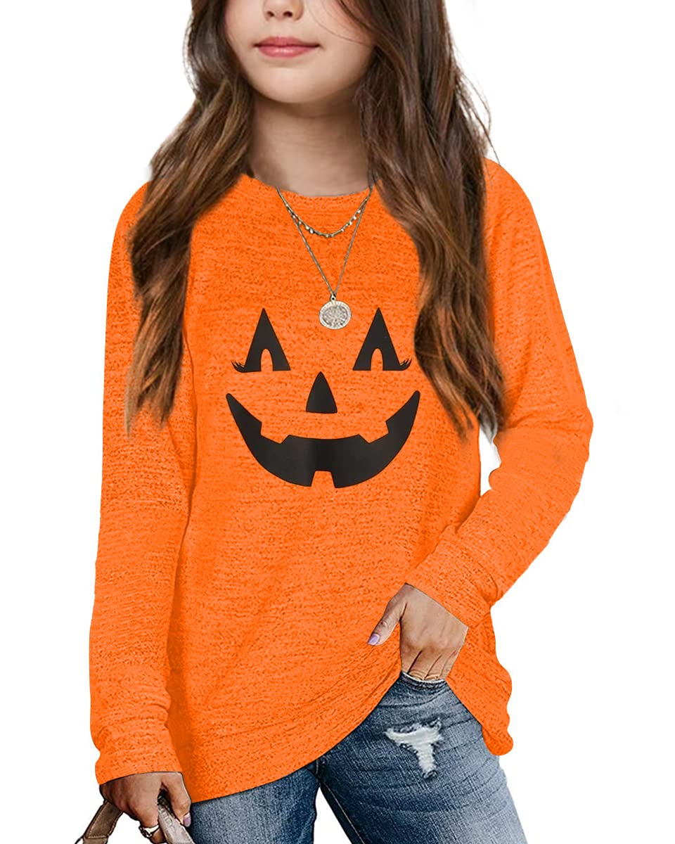 Apbondy Girls Shirts Casual Long Sleeve Crewneck Loose Sweatshirts