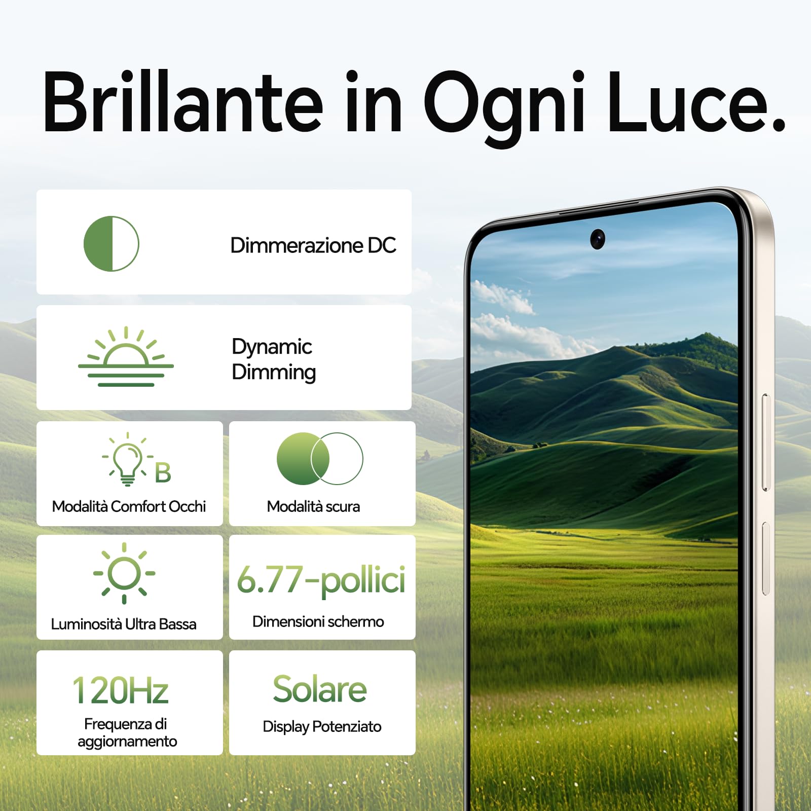 HONOR 400 Smart 4G Smartphone, Display 6,77 pollici 120Hz, 6500mAh, Fotocamera Ultra-Chiara 108MP, Tasto IA Istantaneo, 8GB+256GB, Resistenza Cadute 5 Stelle SGS, Dual SIM, Android 15