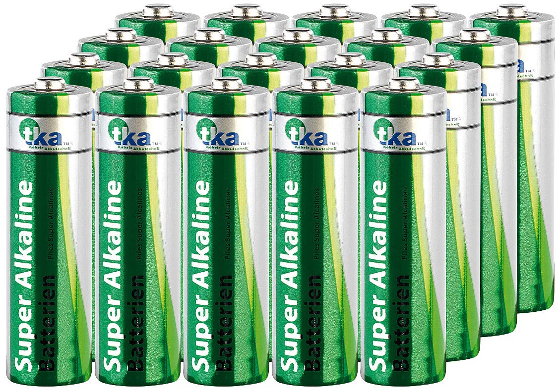 tka Köbele Akkutechnik batteria mn1500: Set da 200 Super-Alcaline-Batterie, Tipo AA/Mignon, 1,5 V