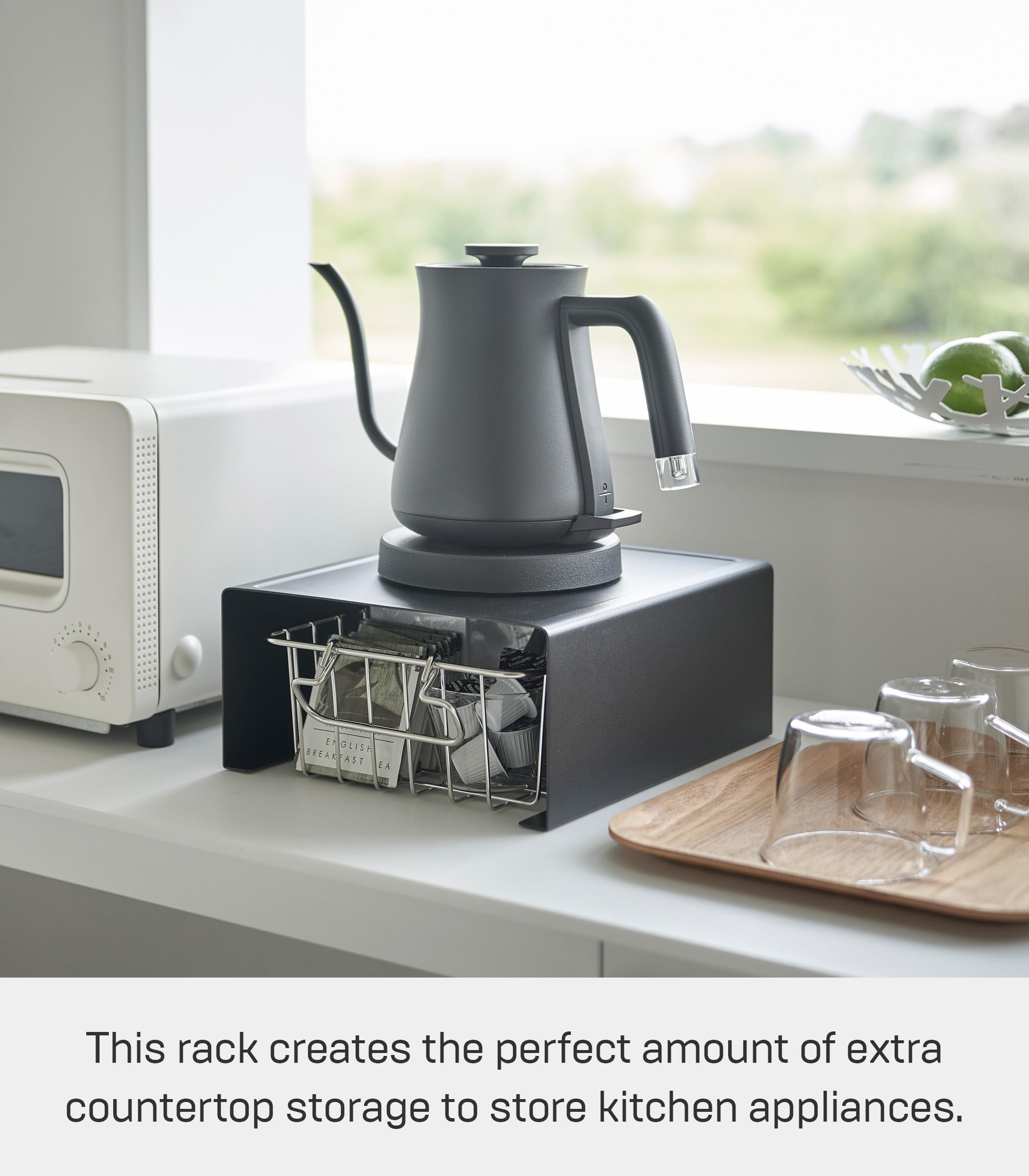 Snapklik.com : Yamazaki Home Tower Kitchen Appliance Rack Shelf For Blender