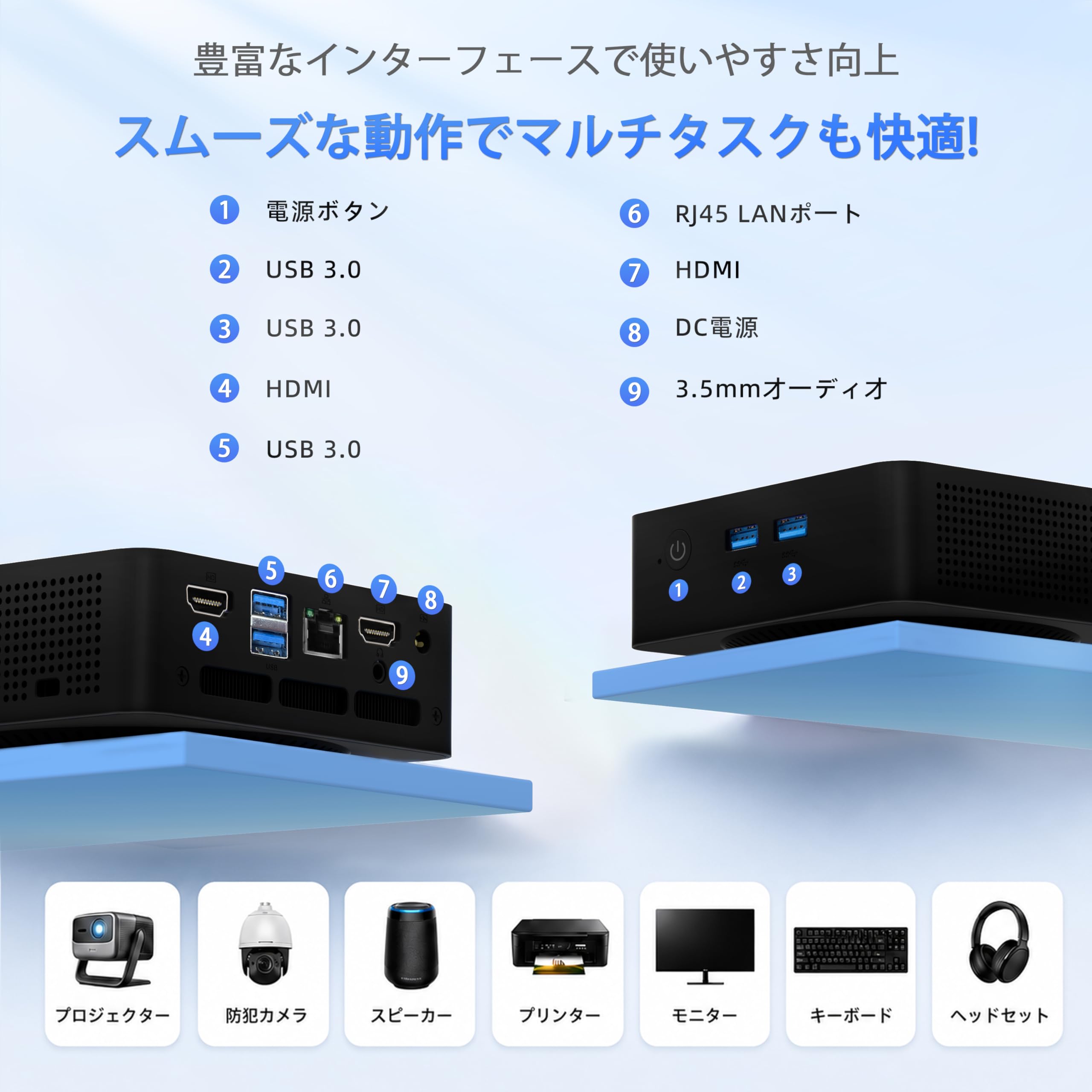 Amazon.co.jp: Fsjun ミニPC【MS 2024 office&Win 11 Pro搭载】Intel