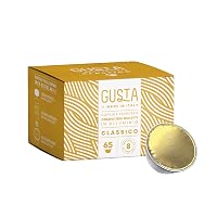Gusta Capsule Compatibili con Sistema Bialetti, Alluminio