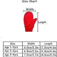 Vista 6 de Manoplas de bambú para eccema, niños de 3 a 4 años, piel seca, guantes para eccema, hidratación nocturna para niños, 3 pares