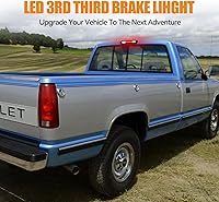 Vista 6 de Tercera luz de freno LED para 1988-1999 Chevy/GMC C1500 C2500 K1500 K2500 Silverado Blazer, conjunto de luces de freno traseras de montaje alto, luz