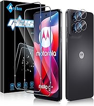 Tempered Glass Screen Protector for Motorola Moto G24 5G / Moto G04 5G / Moto G04S / Moto E14 5G [2+2 Pieces] Tempered Glass 9H Anti-Scratch Camera Film, HD Glass Screen Protector
