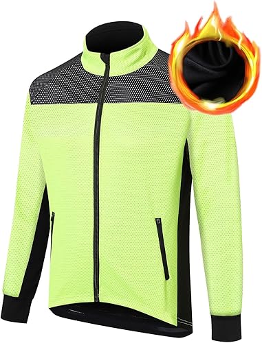 UGLY FROG Cycling Bike Jackets for Men Winter Thermal Running Jacket Windproof Breathable Reflective