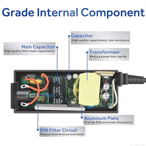 Miniatura 7 de Cargador USB C de 65 W compatible con Samsung Galaxy Book Charger, Galaxy Book Pro 360 NP935QDC NP950QDB NP930XDB NP930QDB portátil, compatible con