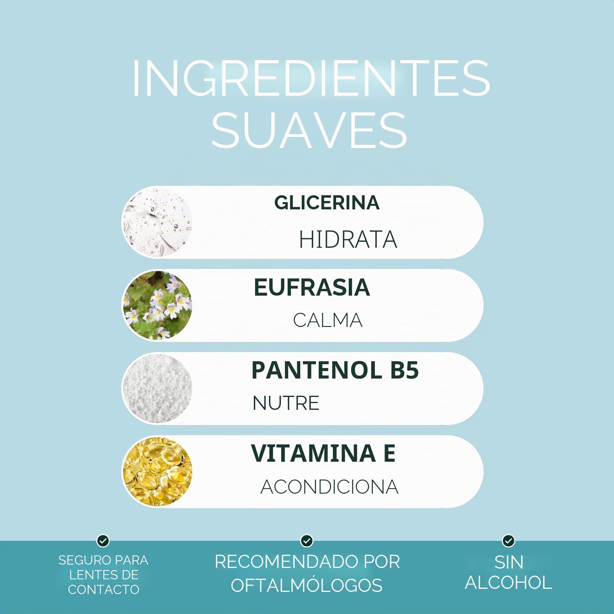 Toallitas antimicrobianas para párpados y pestañas | Para picazón, ojos secos, orzuelos y blefaritis, suaves y naturales, hipoalergénicas y calmantes para ojos sensibles, paquete de 60
