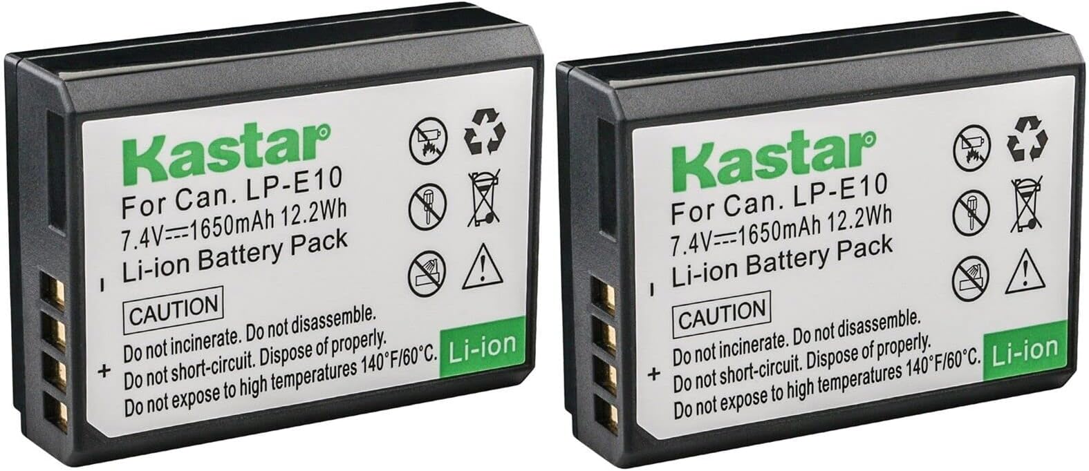 Batterie Canon LP-E10 Neuve Authentique - 860 MAh - Pour EOS 1300D, Rebel T3/T5/T6/T7, Kiss X50/X70/X80