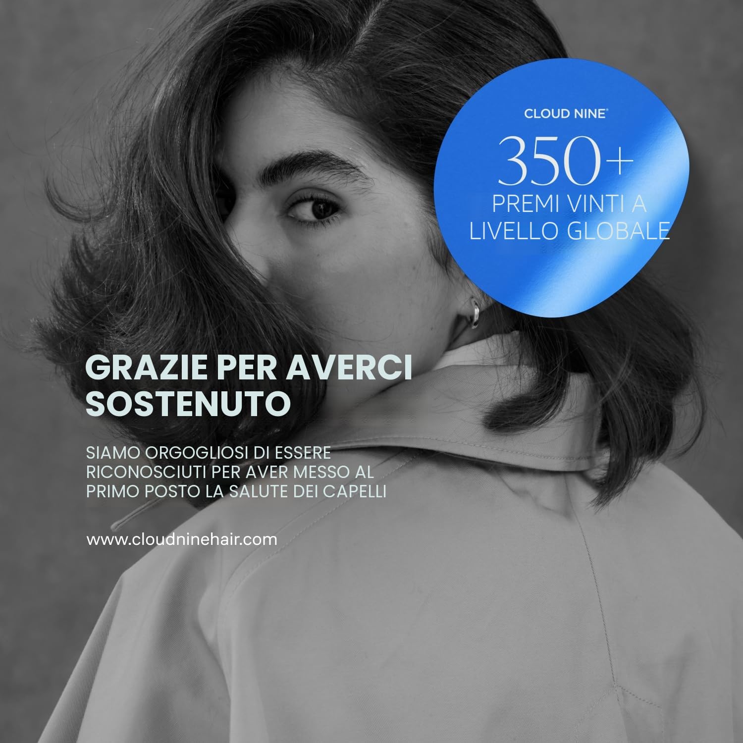 CLOUD NINE La nuova piastra per capelli larga | Controllo della temperatura variabile | Modalità Revive Piastre arricchite con minerali | Display digitale Cavo girevole a 360°