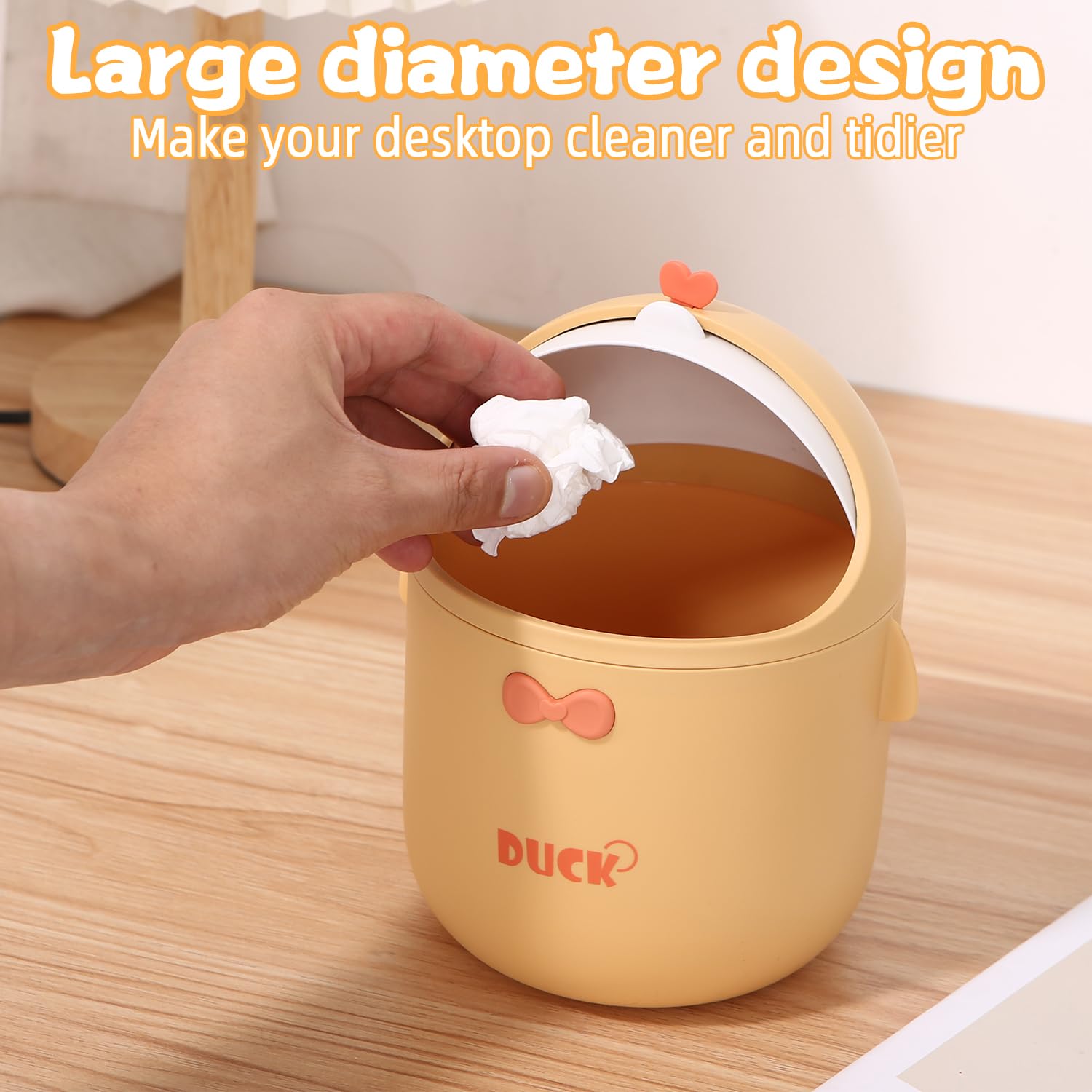 Poubelle De Table Avec Couvercle, Mini Poubelle, Bureau, Poubelle