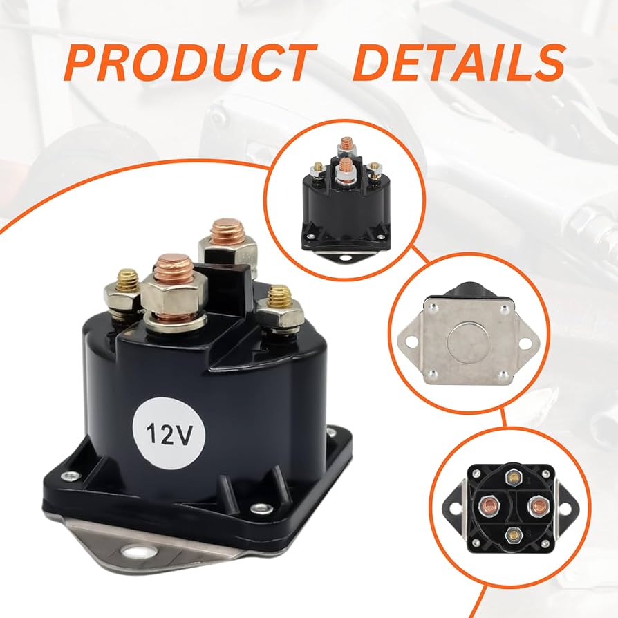 shima⭐︎ Amazon.com: AUTO OCCASION Winch Solenoid Relay 12V Replacement for