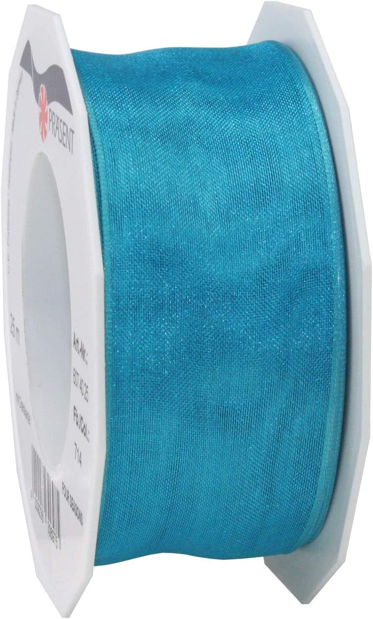 FOUR SEASONS Organza Ribbon, Bordeaux, 60 mm-25 m
