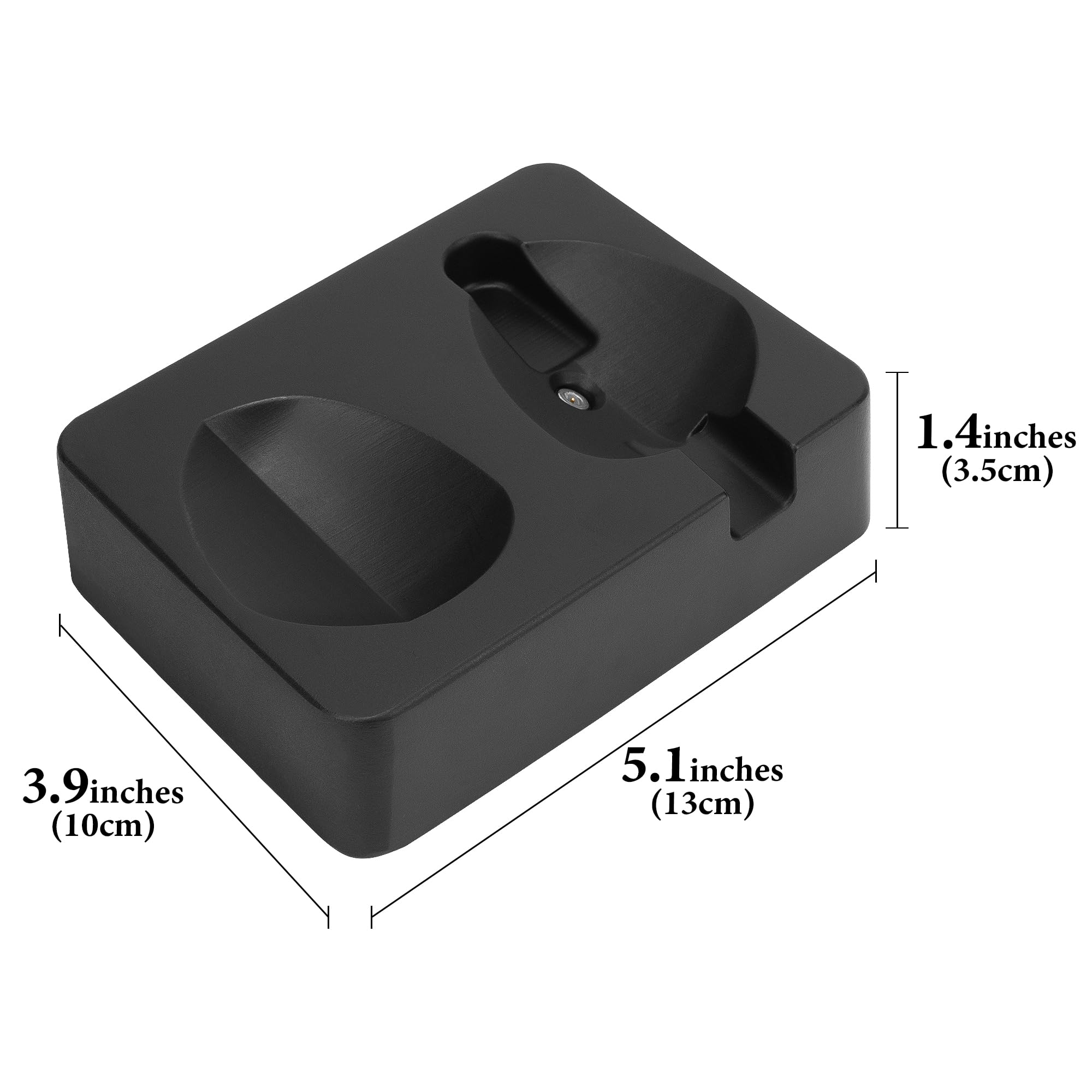 GEEKRIA Support de charge pour casque de jeu sans fil Logitech G733 Lightspeed, socle magnétique en résine imprimée en 3D, base pour casque (Noir)