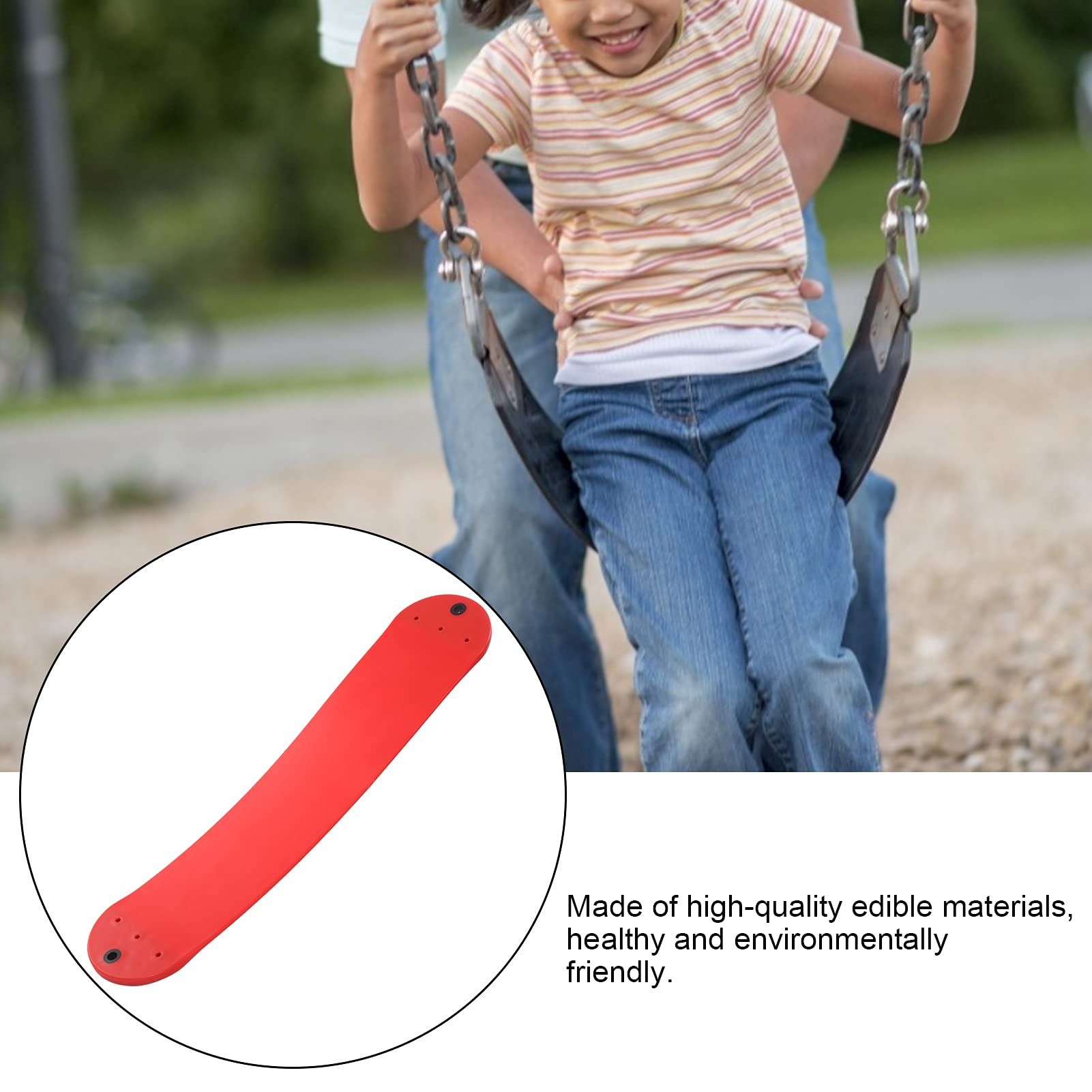 Kids Pod Swing Seat, Child Hanging Hammock Swing Kid Swing Hanging Seat for Indoor and Outdoor Swing Hanging Seat Chair for Garden Yard (Red)