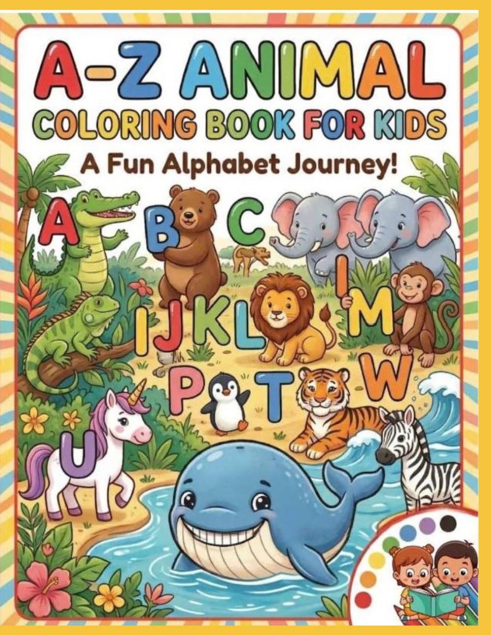 A to Z Animal Coloring Book